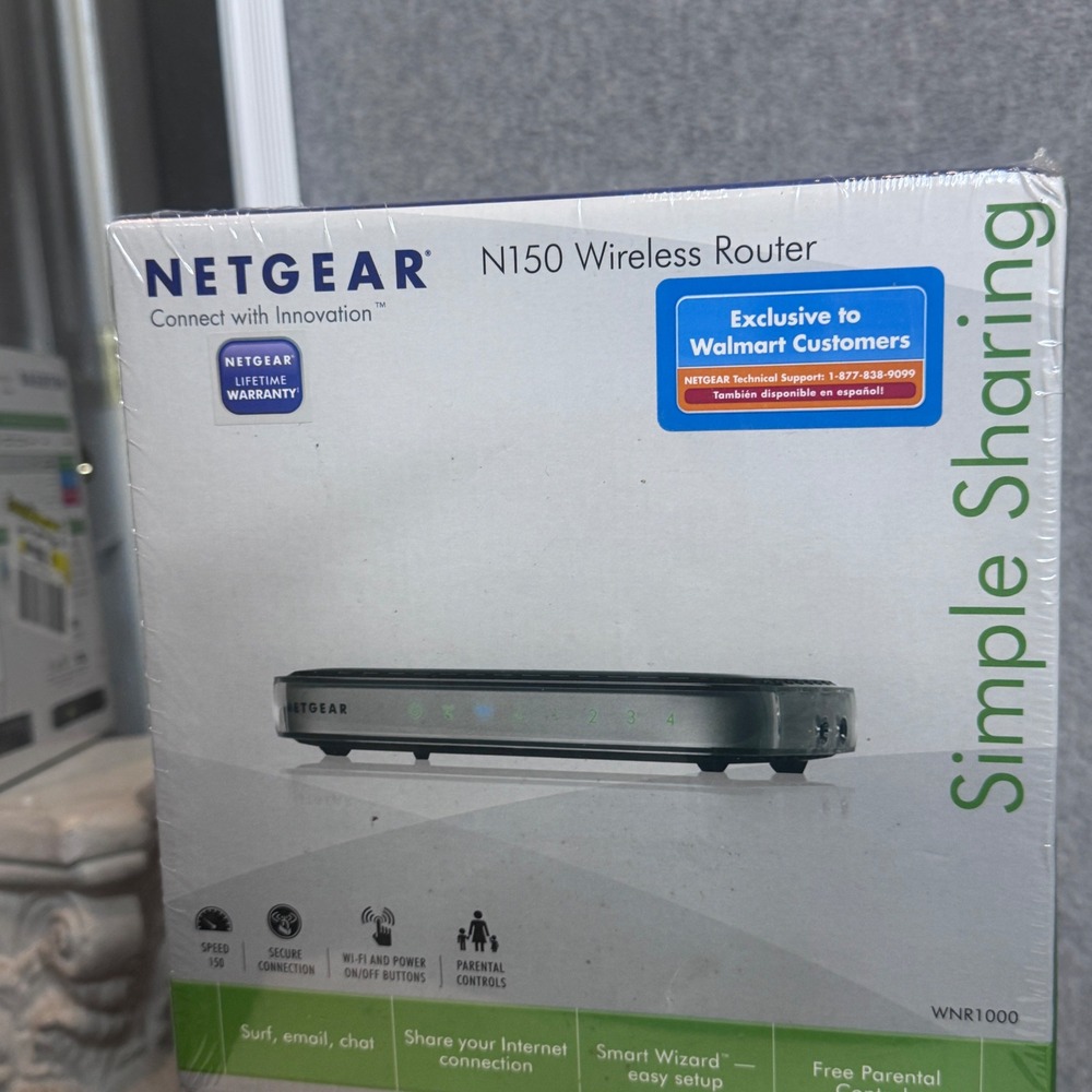 NEW NETGEAR N150 Wireless Router WNR1000 WiFi‎ Internet Network Sealed - Picture 3 of 11
